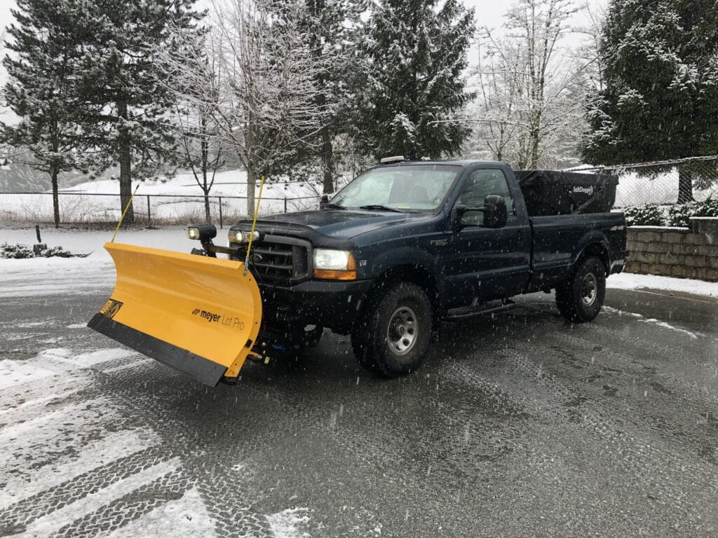 Part of Big Phil's fleet of snow plow trucks