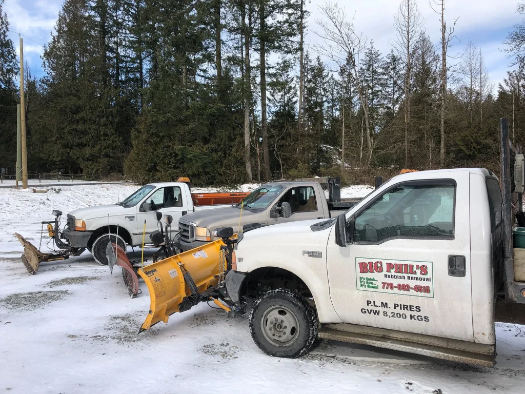 commercial snow removal truck